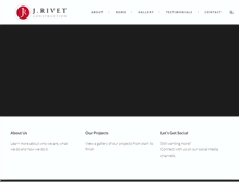 Tablet Screenshot of jrivetconstruction.com